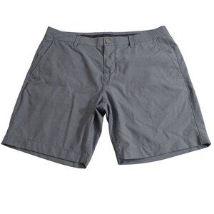 Bonobos Golf Mens Shorts Size 35 Light Blue 8" Inseam Pockets Polyester
